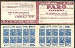 ** No 257C14, Carnet De 20t, Série Provins II, Sans Agrafe. - TB - Autres & Non Classés