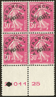 ** SPECIMEN. No 88, Bloc De Quatre Bdf. - TB - Cours D'Instruction