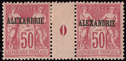 * ALEXANDRIE. No 14, Paire Horizontale Mill. 0. - TB - Autres & Non Classés