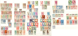 ** Collection. 1892-1947 (Poste, PA, Taxe), Valeurs Moyennes Et Qqs Séries Complètes. - TB - Autres & Non Classés