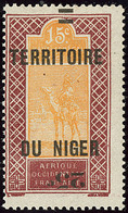 * NIGER. Surcharge "25c" Renversée. No 18a, Quasiment **. - TB - Other & Unclassified