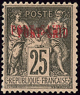 * Double Surcharge. No 11a, Forte Charnière Mais TB - Autres & Non Classés