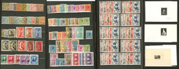 * 1920-1950 (Poste), Valeurs Diverses Dont Maroc, Monaco, Sarre Et Expo 1937 (Poste Complète), + Divers Belgique. - TB - Collections