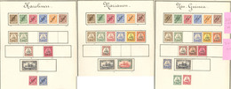 * Colonies Allemandes. Collection 1896-1900 (Poste), Valeurs Diverses Dont Carolines, Mariannes, Samoa, Nelle Guinée, Qq - Autres & Non Classés