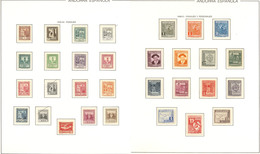 ** ANDORRE ESPAGNOL. Collection. 1935-2007 (Poste, BF), Complète Sauf 37 Et 40A, En 1 Album. - TB - Andere & Zonder Classificatie