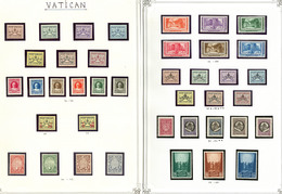 * VATICAN. Collection. 1929-1970 (Poste, PA, Express), Valeurs Et Séries Moyennes Dont Nombreux Ex **. - TB - Autres & Non Classés