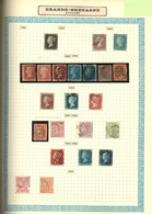 1840-1930, Divers Europe Et Outremer, Dont GB N°1 (*) (def), Tous états - Collections (en Albums)