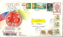 China 2015 Nanning >> Maldegem BEL / Format A5 / Recommandé - Briefe U. Dokumente