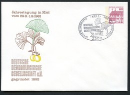 Bund PU115 D2/040 Privat-Umschlag GINKGO Sost. Dendrologie Kiel 1981 - Privé Briefomslagen - Gebruikt