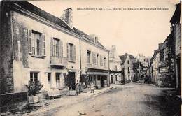 37-MONTRESOR- HÔTEL DE FRANCE ET VUE DU CHATEAU - Montrésor