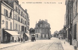 94-VITRY-SUR-SEINE- LA RUE ST-AUBIN - Vitry Sur Seine