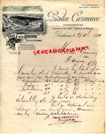 33- BORDEAUX- RARE LETTRE MANUSCRITE PAULIN CAZENEUVE-PROPRIETAIRE DOMAINE DE BEL ORME-DOMAINE DE MAURIAN-1899 GIRONDE - 1800 – 1899