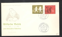 Saar1958: Michel 429-30FDC - FDC