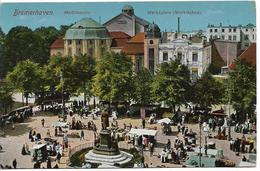 Bremerhaven Markt Mit Buergermeister Smidt Denkmal ANIMATION FOULE MARCHE1918 - Bremerhaven