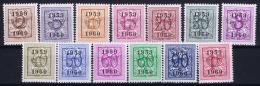 Belgium: OBP PRE686 - PRE698  Postfrisch/neuf Sans Charniere /MNH/** 1959 - Typos 1936-51 (Petit Sceau)