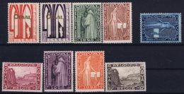 Belgium: OBP 258 - 266 Postfrisch/neuf Sans Charniere /MNH/**  Nr 262 Is MH/*, Orval 1928 - Nuovi