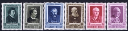 Belgium: OBP 892 - 897  Postfrisch/neuf Sans Charniere /MNH/**  1952 - Nuevos