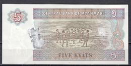 T Banknote 1996 - Kyats 5 - Thaïlande