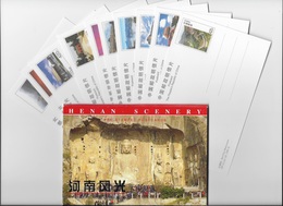 ⭐ Chine - Entiers Postaux Pochette De 10 Cartes Par Avion ⭐ - Ansichtskarten