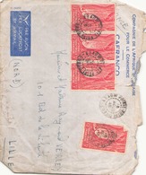 AEF ENVELOPPE DE 1948 DE BRAZZAVILLE POUR LILLE COMPAGNIE DE L AFRIQUE FRANCAISE POUR LE COMMERCE CAFRANCO - Briefe U. Dokumente