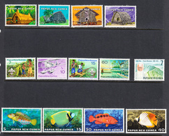 Papua New Guinea 1976, Mint No Hinge, Sc# 433-445, SG - Papoea-Nieuw-Guinea