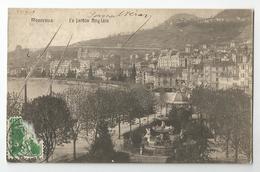 Suisse  Vaud Montreux Le Jardin Anglais 1913 - Montreux