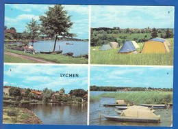 Deutschland; Lychen; Multibildkarte Mit Zeltplatz - Lychen