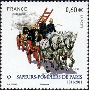 France N° 4582.** Protection Civile - Sapeurs Pompiers - Voiture, Chevaux Et Tenue En 1911 - Ungebraucht
