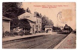 1225 - Champigny Sur Yonne ( 89 ) - La Gare - ( Dessert Courlon ,  Vinneuf , Chaumont , La Chapelle ) - Champigny