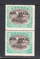 Papua New Guinea 1929-30 Air Mail, Mint No Hinge, Pair, Sepia-black & Bright Blue-green, Sc# , SG 113 - Papouasie-Nouvelle-Guinée