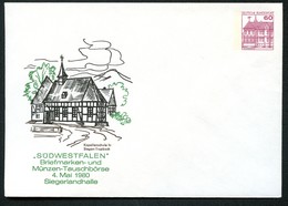 Bund PU115 D2/065 Privat-Umschlag KAPELLENSCHULE SIEGEN 1980 - Enveloppes Privées - Neuves