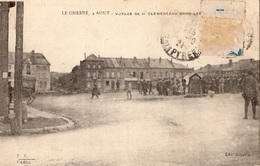 LE CHESNE 3 AOUT VOAYAGE DE M CLEMENCEAU - Le Chesne