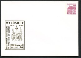 Bund PU115 D2/070 Privat-Umschlag TORTURM WALDSHUT 1980 - Private Covers - Mint