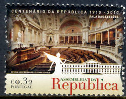 !										■■■■■ds■■ Portugal 2010 AF#4014ø Implementation Of The Republic Council Nice Stamp VFU (k0036) - Usati