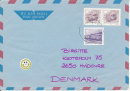 Yugoslavia Air Mail Cover Sent To Denmark - Airmail