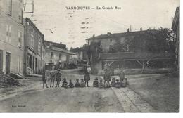 54 - VANDOEUVRE - T.Belle Vue Animée De La Grande Rue - Vandoeuvre Les Nancy