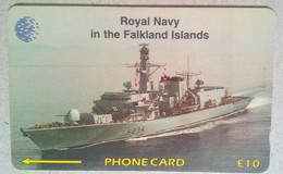 59CFKC Royal Navy 10 Pounds - Falklandeilanden