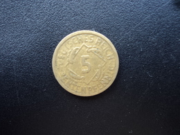 ALLEMAGNE : 5 RENTENPFENNIG  1924 E   KM 32   TB+ * - 5 Rentenpfennig & 5 Reichspfennig