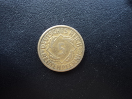 ALLEMAGNE : 5 RENTENPFENNIG  1924 G   KM 32    TTB - 5 Renten- & 5 Reichspfennig