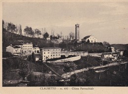 CPSM 10X15 . ITALIE . CLAUSETTO ( 500 Ha) Chiesa Parrocchiale - Pordenone