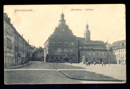 Dippoldiswalde Marktplatz-Rathaus / Postcard Not Circulated, 2 Scans - Dippoldiswalde