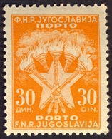 YUGOSLAVIA - PORTO - **MNH - 1952 - Impuestos