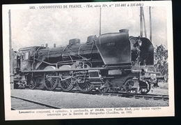 LOCOMOTIVES DE FRANCE - Bahnhöfe Mit Zügen