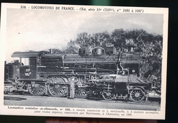 LOCOMOTIVES DE FRANCE - Gares - Avec Trains