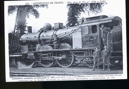 LOCOMOTIVES DE FRANCE - Stations - Met Treinen