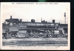 LOCOMOTIVES DE FRANCE - Stations - Met Treinen