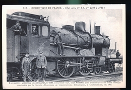 LOCOMOTIVES DE FRANCE - Gares - Avec Trains