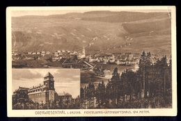 Oberwiesenthal I. Erzgeb Fichtelberg-unterkunftshaus / Postcard Circulated, 2 Scans - Oberwiesenthal