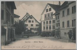 Lachen - Hotel Bären, Contitorei A. Bucher - Photo: Rathe-Fehlmann No. 1739 - Lachen