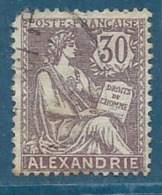 Alexandrie    - Yvert N°   28 Oblitéré ( Dent Courte Ds Un Angle )  - Bce 11716 - Used Stamps